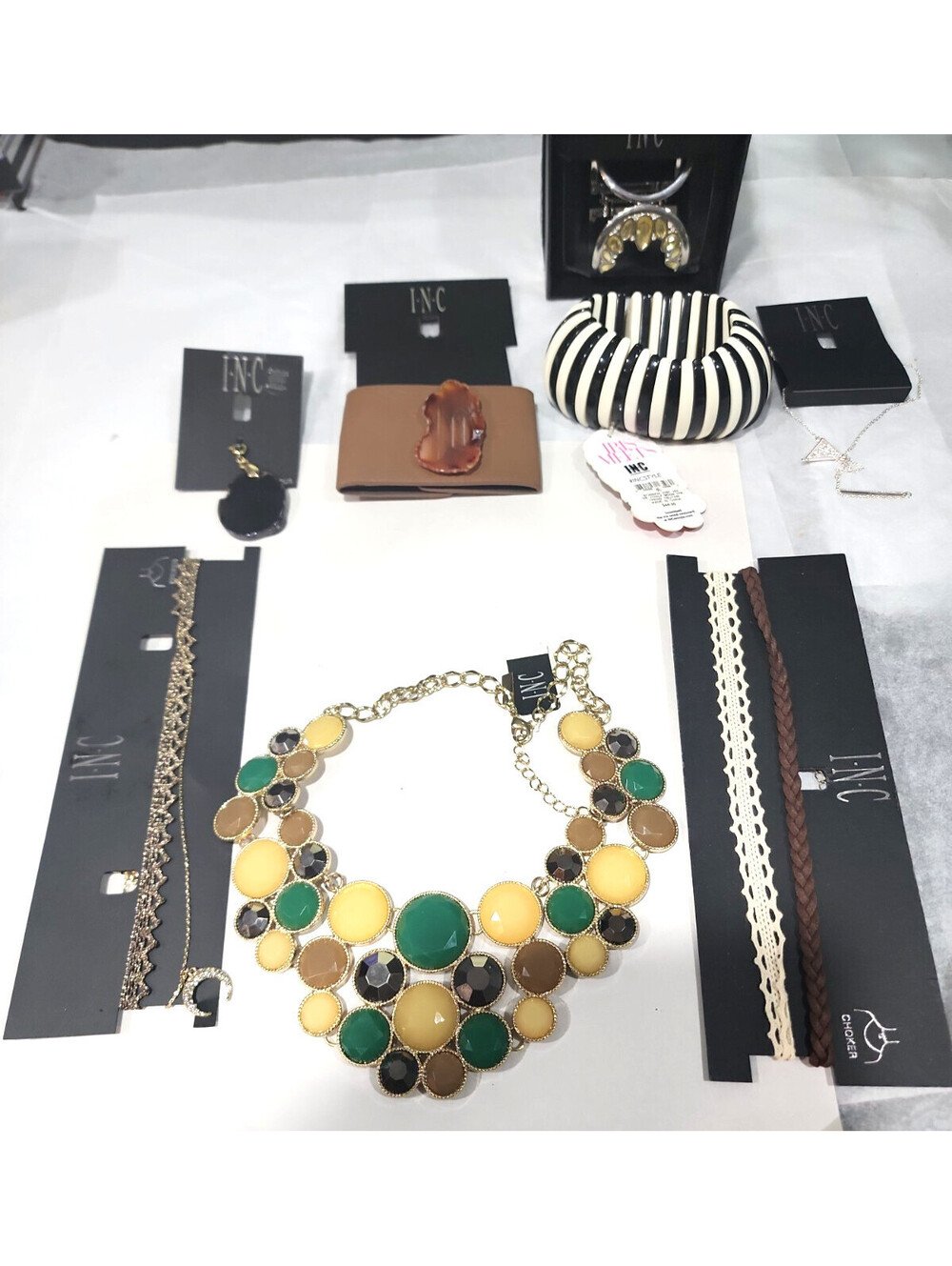 INC International Concepts Costume Jewelry Lot NWT Choker Necklace Cuff